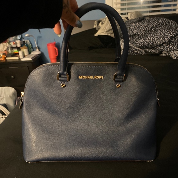 Michael Kors Collection Handbags - Michael Kors Navy Blue Purse